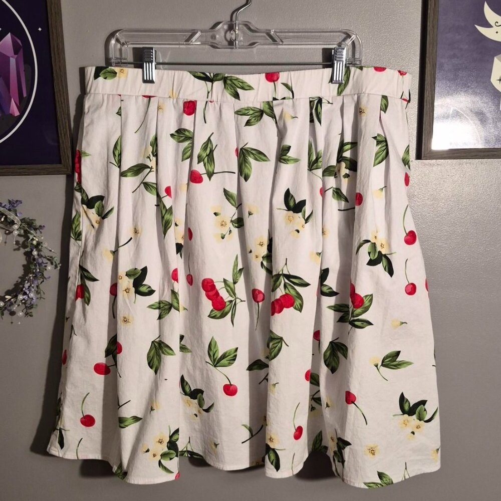 White Cherry Skirt